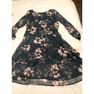 Floral Cupcakes and Cashmere long sleeve dress